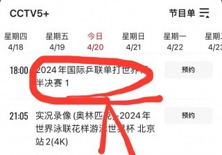 今日乒乓球赛时间表(今日乒乓球赛时间表11月23日)