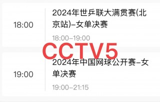 cctv5+体育节目表直播在线观看(cctv5体育节目表直播在线观看乒乓球比赛)