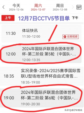中央电视台第五套体育频道直播(中央电视台第五套体育频道直播今天下午的节目目录)