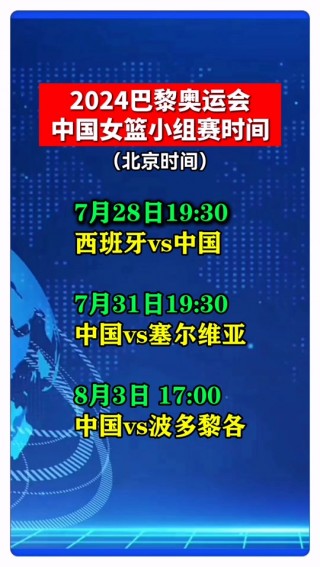 2023年女篮全部赛程(2023年女篮赛程时间表)