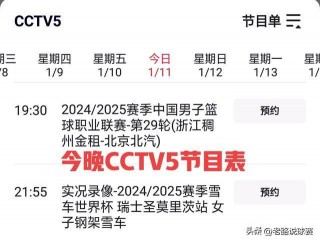 中央电视台5套节目表(中央电视台5套节目表电视猫)