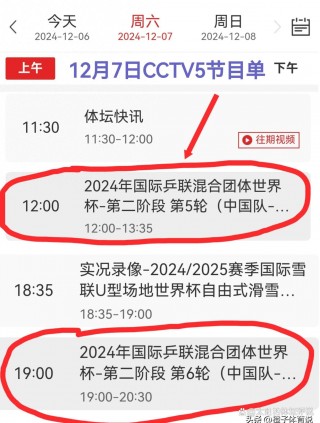 中央5台直播乒乓球(中央5台直播乒乓球赛事)