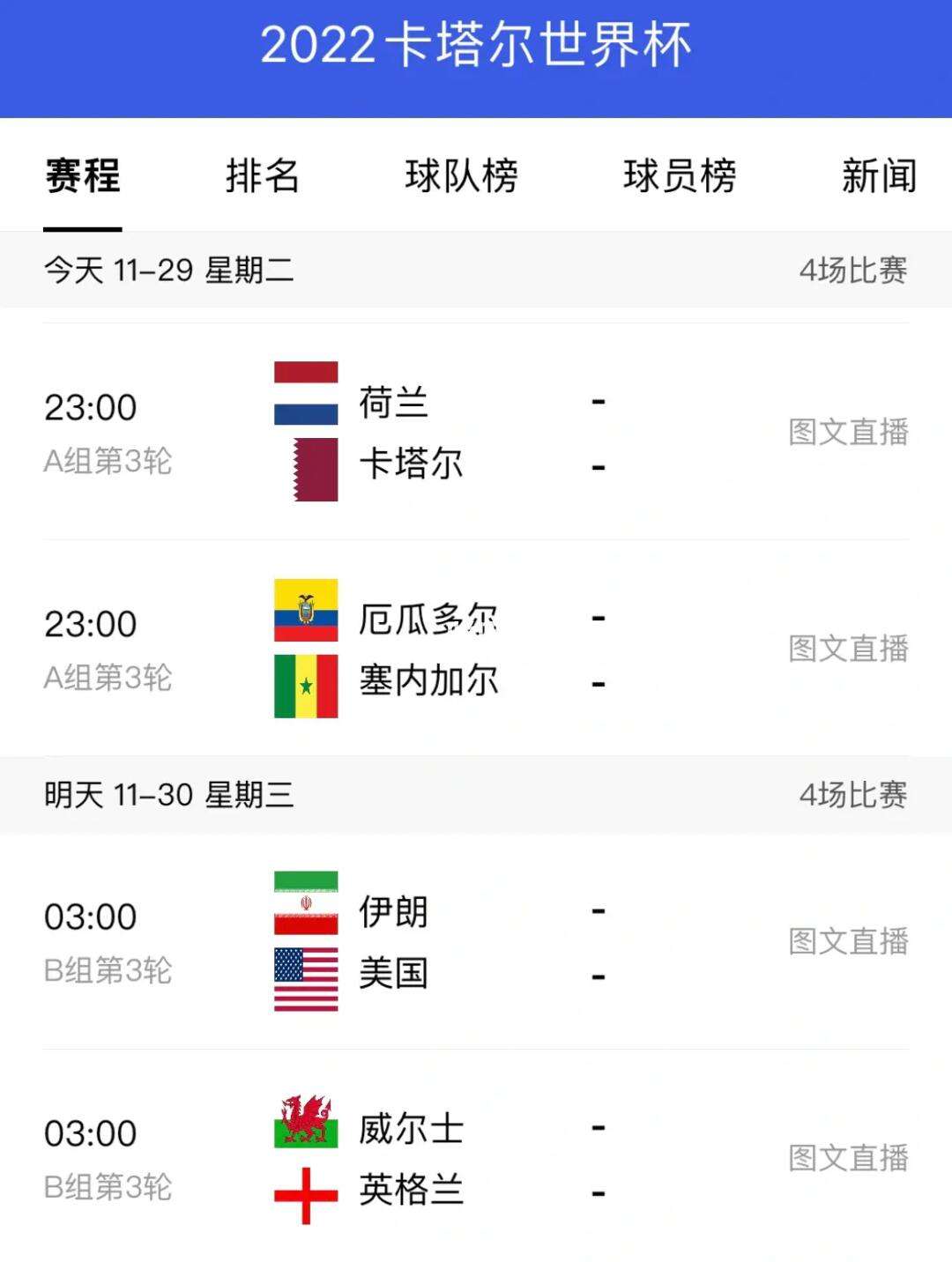 2022世界杯比赛结果图(2022世界杯比赛结果图表格)  第2张