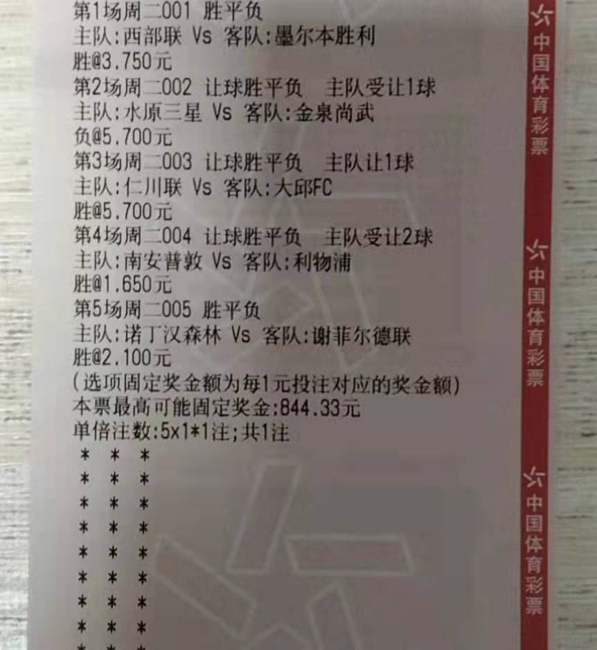 体彩足球竞彩比分(足球彩票十四场对阵表)  第1张