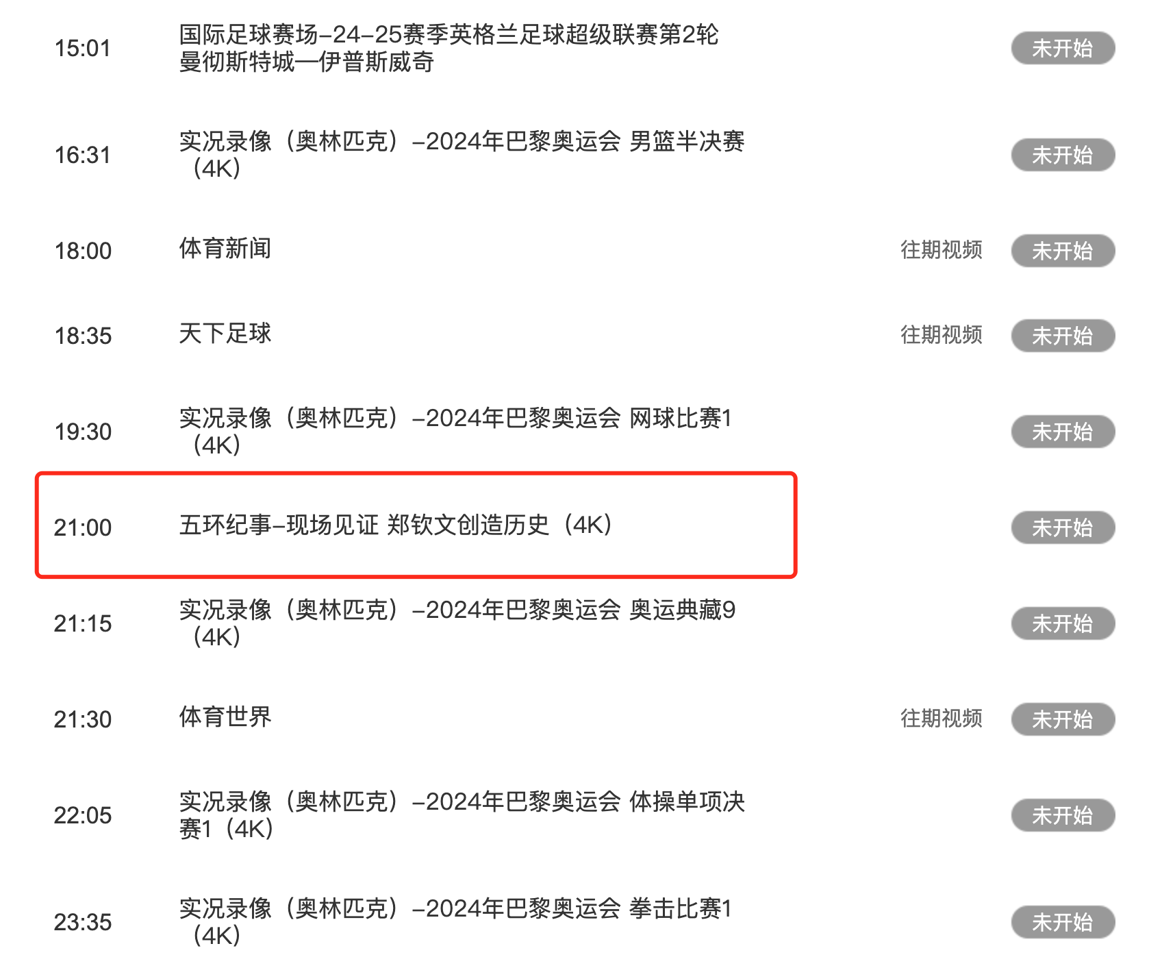 cctv5体育节目表直播(全球体育直播)  第2张